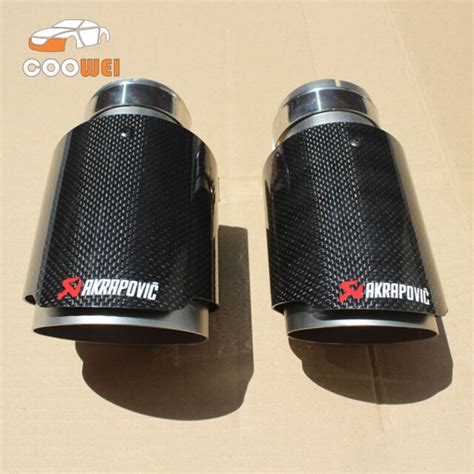 Stock up on akrapovic exhaust available right here at affordable prices. 2PCS 63MM-89MM Akrapovic Glossy Carbon Fiber Universal ...