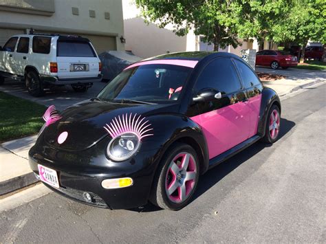 Pink Smart Car With Eyelashes Omer Echevarria