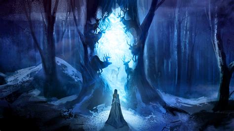 Enchanted Forest Magic Hd Wallpaper By Francois Baranger