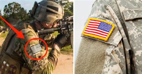 This Is The Reason Why The Flag Is Backward On American Military