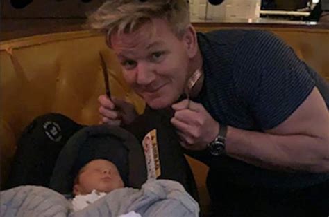 Gordon Ramsay Baby News Chef Shows Newborn Son Around Restaurant