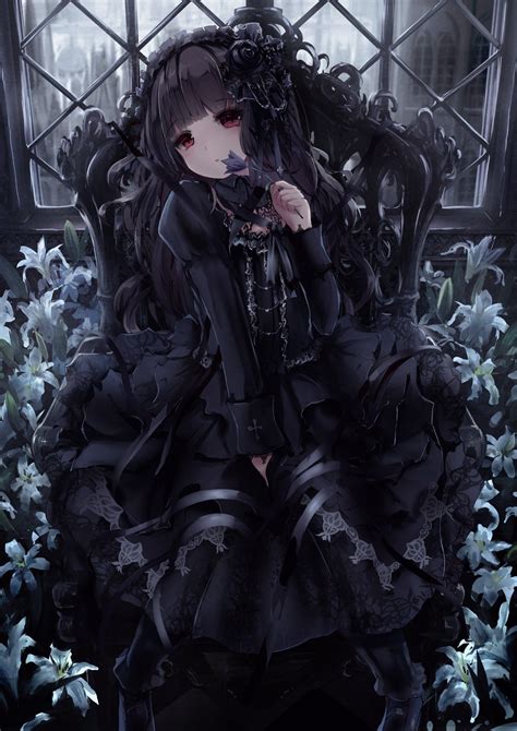 Cute Anime Girls Gothic Wallpapers Top Free Cute Anime Girls Gothic