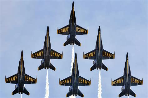 Blue Angels Squadron In Formation Photograph By Gigi Ebert Pixels