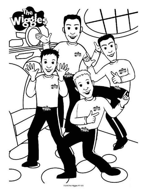 The Wiggles Coloring Pages