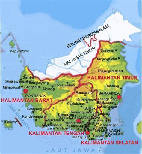 Arzu Mahapati Peta Kalimantan