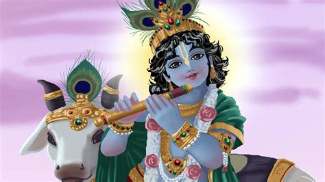 Krishna With Cow Hd Pics All About Cow Photos