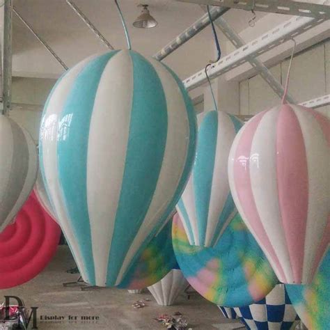 Decorative hot air balloon are great talking points; Fiberglass Balloon Visual Merchandising Props for Sale | DM