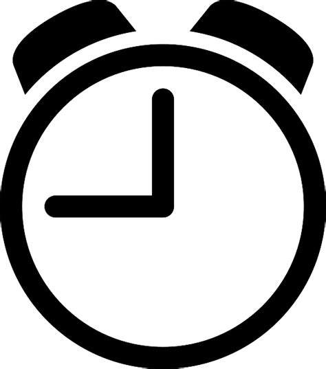 Kostenlose Vektorgrafik Icon Wecker Uhr Zeit Wach Auf