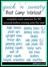 Pictures of Boot Camp Style Workout