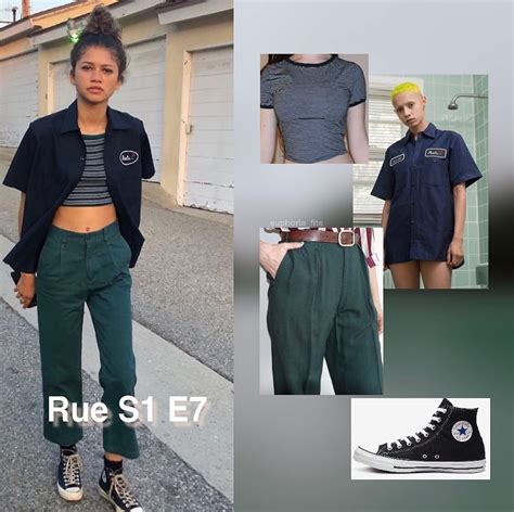 Euphoriafits On Instagram Rue Fit From Ep 7 Green Striped Crop Top
