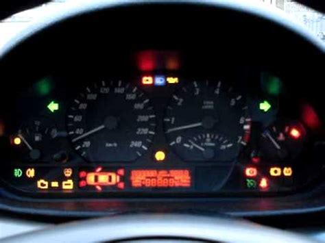 When the computer detects a potential problem concerning the vehicle's emission and exhaust system, the exhaust emission valve warning light will be illuminated on the instrument cluster. BMW E46 Dash Light Test - YouTube