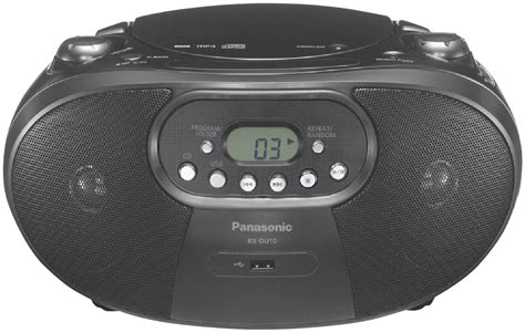 Panasonic Rx Du10gn K Portable Amfm Radio And Cd Player At The Good Guys