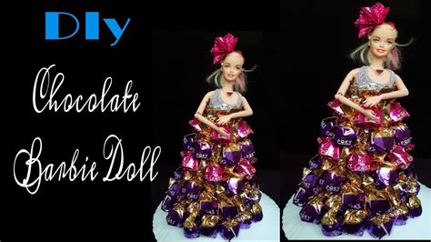 Chocolate Barbie Doll Ll Diy Chocolate Doll Decoration Ll Chocolate