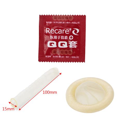Finger Sleeve Sheath Condom Latex Ultra Thin Condoms For Women Men Lot