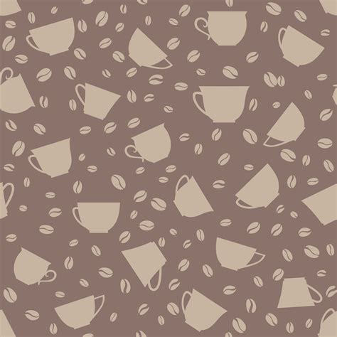 Coffee Drink Seamless Background Coffee Beans Seamless Pattern 531339