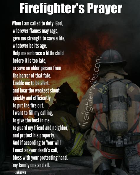 Firefighter Prayer 2 Firefighter Wife