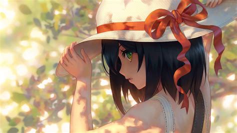 Anime wallpapers for your pc, laptop or phone. 1920x1080 px anime Anime Girls Black Hair Solo High ...