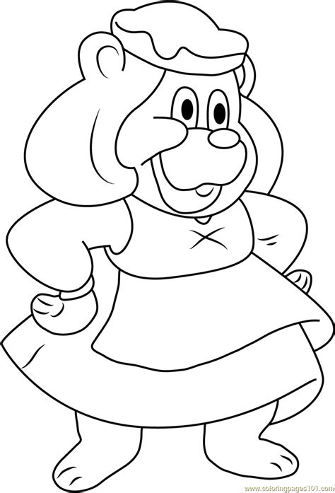 Check spelling or type a new query. Smiling Grammi Gummi Coloring Page - Free Disney's ...