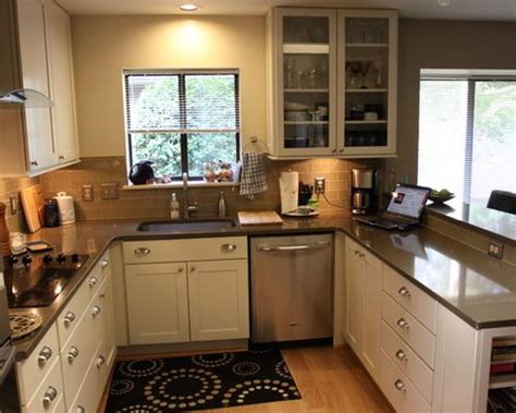 Small U Shaped Kitchen Design Ideas And Remodel Pictures Houzz Simple