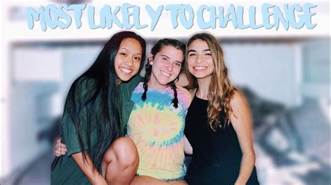 Most Likely To Challenge W Emily And Maddy Youtube