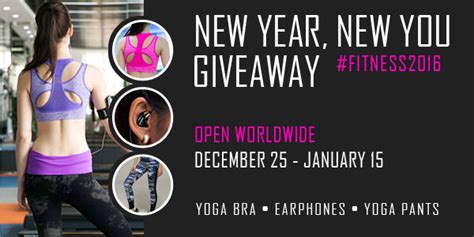 New Year New You Fitness Giveaway Giveaway Monkey