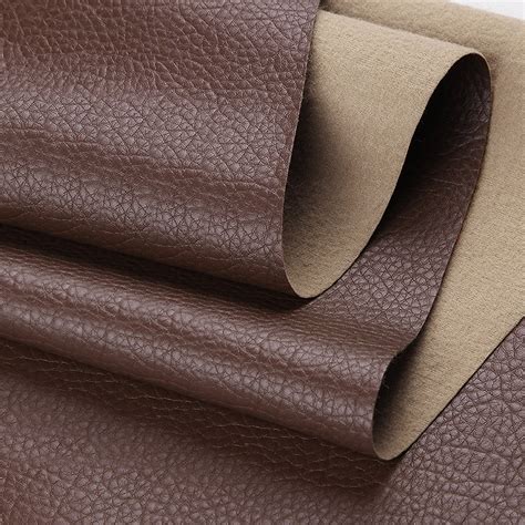 Anminy Vinyl Faux Leather Fabric Pleather Upholstery 54in Wide 1 Yard
