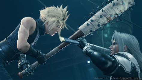 Cloud Vs Sephiroth Final Scene With Nailbat Final Fantasy 7 Remake Too Much Gaming Youtube