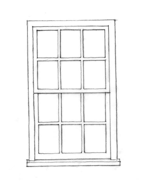 Image Result For Drawing Of Windows Window Drawing Square Drawing