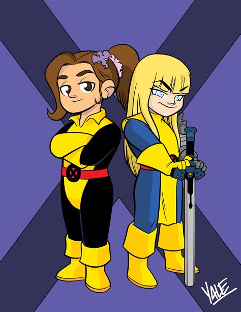 Kitty Pryde And Magik By Yale Stewart Design Comics Batman The