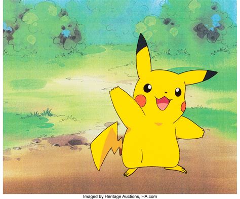 Pokémon Pikachu Production Cel Olm C 1997 2002 Animation Lot