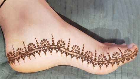 foot mehndi design simple and easy photo tasmim blog step by step simple henna designs for