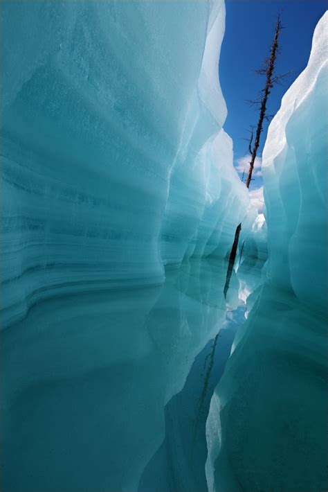 Ice Cave Trans Baikal Region Sibera Russia Nature Scenery