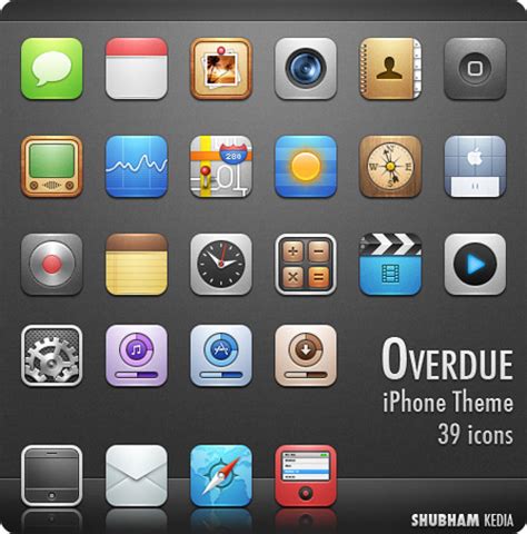 This iphone theme app can be downloaded from cydia and applied using jailbreak app called anemone. Enhance your Apple iPhone with these beautiful free themes ...