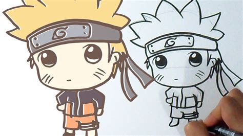 Cómo Dibujar A Naruto Kawaii Youtube