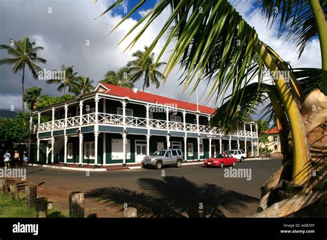 Pioneer Inn Lahaina Maui Hawaii Stock Photo Alamy