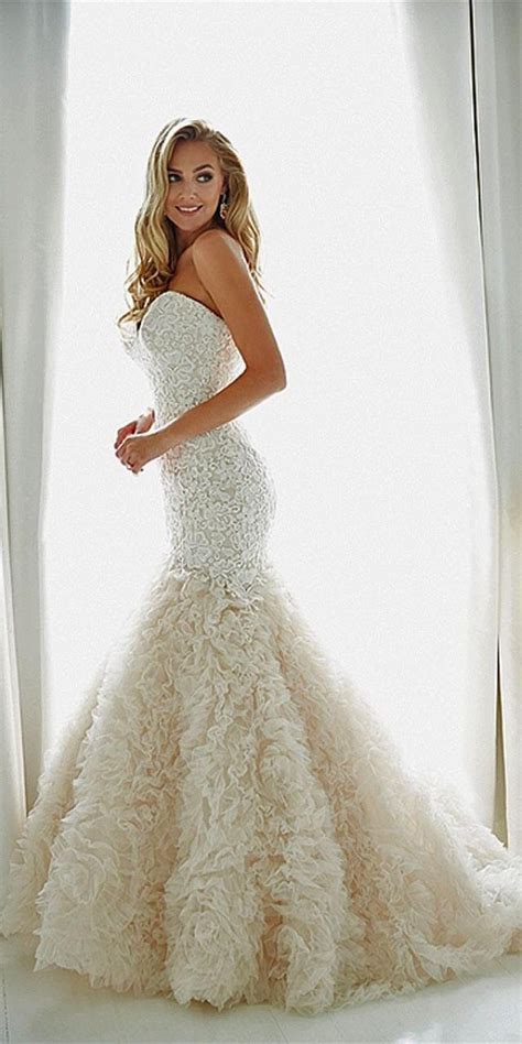 18 Mermaid Wedding Dresses From Top World Designers 2518381 Weddbook