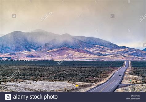 Us Route 89 At Fishlake National Forest In Utah Stock Photo Alamy