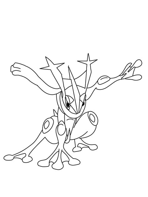 Coloring Pages Of Greninja