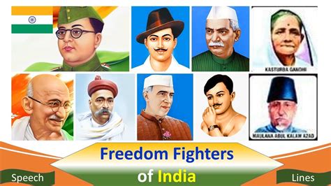 Lines On Freedom Fighters Freedom Fighters Of India Name Of Freedom