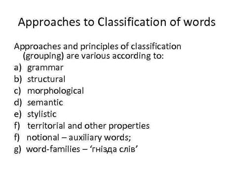 Modern English Lexicology Course Structure Timing