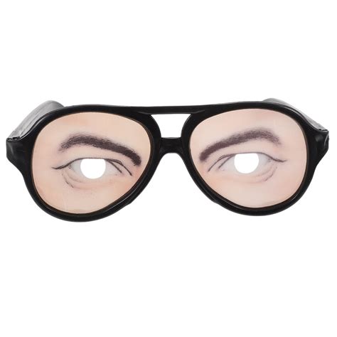 halloween trick toy male funny eyes glasses prank disguise eyeglass party props
