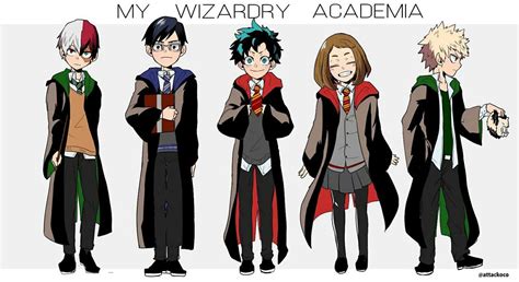 Boku No Hero Academia X Harry Potter Cross Over Todoroki Shouto