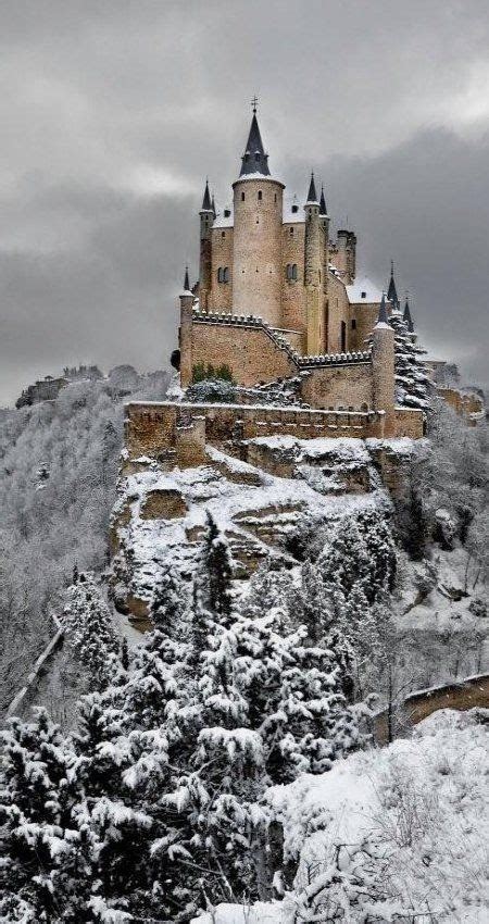 Alcazar Castle In Winter Segovia Spain Destinations Planet