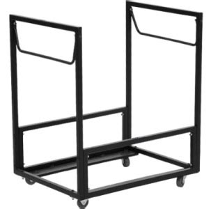 The 05008 small monkey bar storage folding chair rack will hold between 8 and 10 chairs, this provides a great way to store your lifetime and other the small folding chair rack by monkey bars allows you to store up to 8 folding chairs of various sizes, it can be installed in about 15 minutes, and. Lifetime Chair Carts 80279 Standing Folding Chair Rack