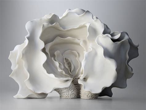 S O M 032 034 ‹ Noriko Kuresumi Organic Sculpture Ceramic Artwork Flower Sculptures