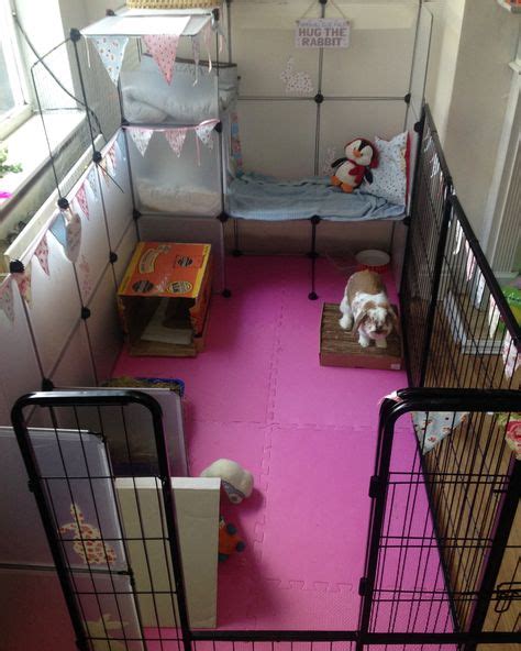 Indoor Rabbit Cageenclosure Indoor Rabbit Cage Diy Bunny Cage Pet