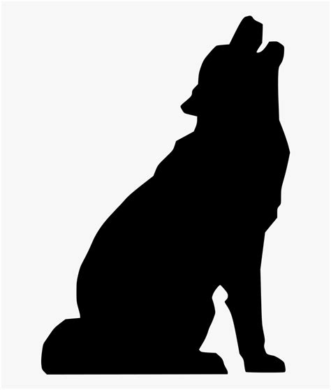 File Howlingwolf295 Svg Black Wolf Howling Drawing Howling Wolf