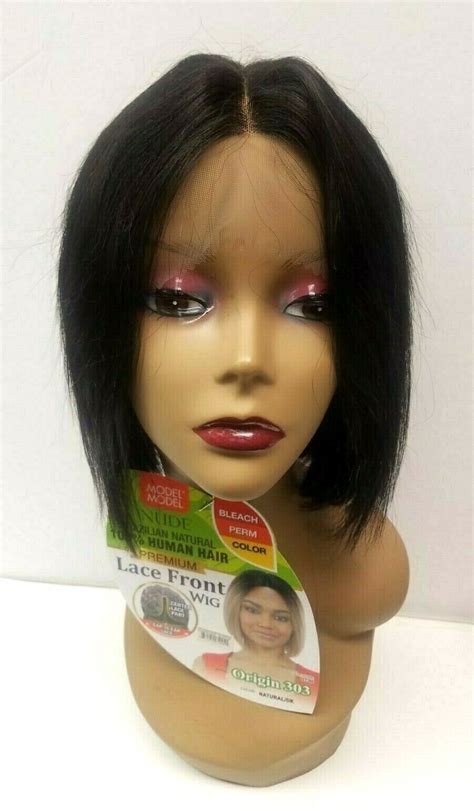 Model Model Nude Brazilian Natural 100 Human Hair Lace Front Wig Origin 303 Ebay