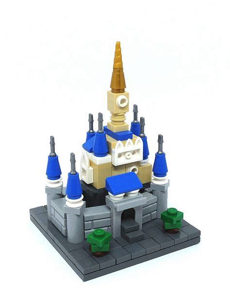 Microscale Cinderellas Castle Lego Diy Lego Design Micro Lego