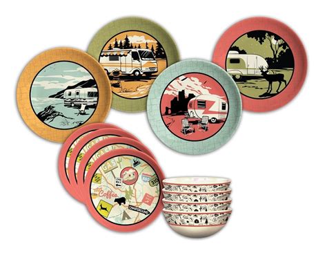 Which is the best camping camping dinner set? Camp Casual CC-001 Melamine RV Dish Set - 12 Piece